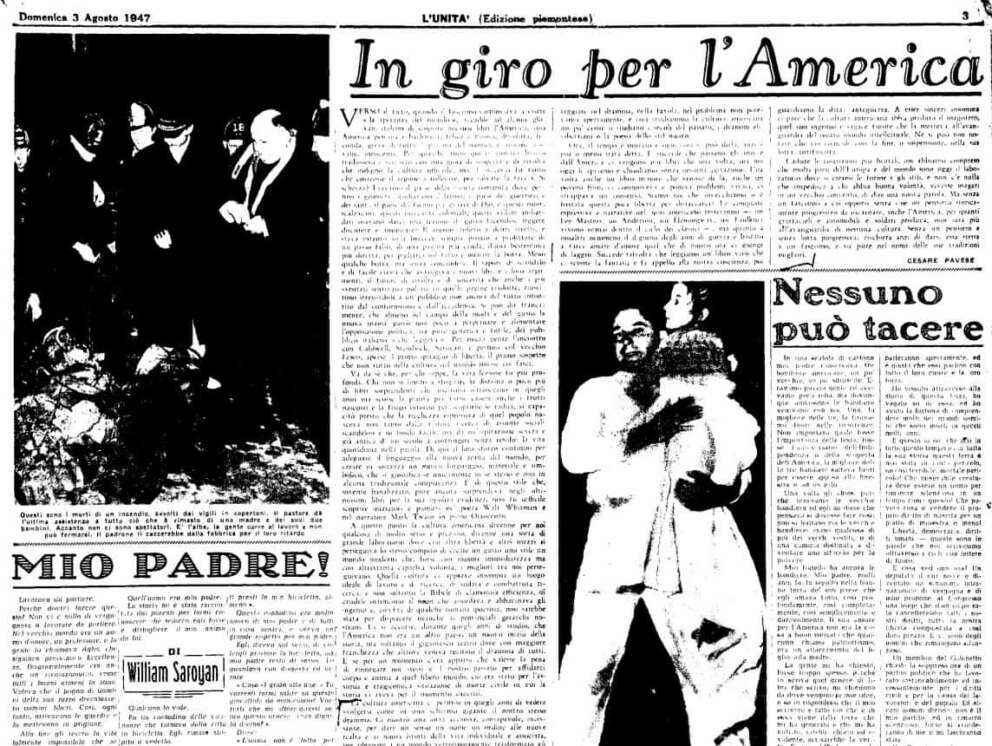 Cesare Pavese spiega il ‘mito americano’ in un articolo del 1947