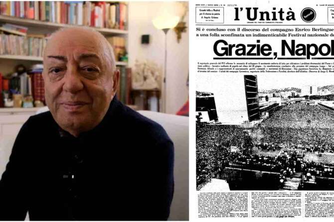 Peppe Barra e la Festa dell’Unità a Napoli nel 1976: “L’emozione di cantare la cultura popolare in una piazza gremita”