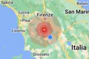 Terremoto in Toscana, scossa di magnitudo 3.7 nel Senese: il sisma pochi minuti dopo il test di ItAlert