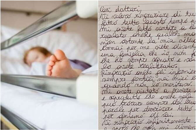 A 13 anni non ha genitori, affidato alle cure dei medici scrive una lettera: “Siete la famiglia che ho sempre sognato”