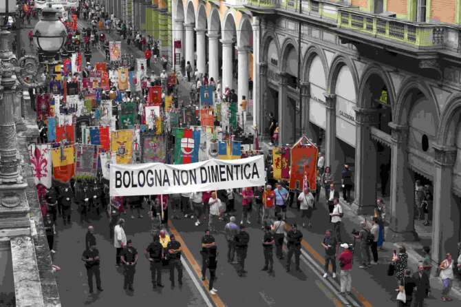 La commemorazione della strage di Bologna