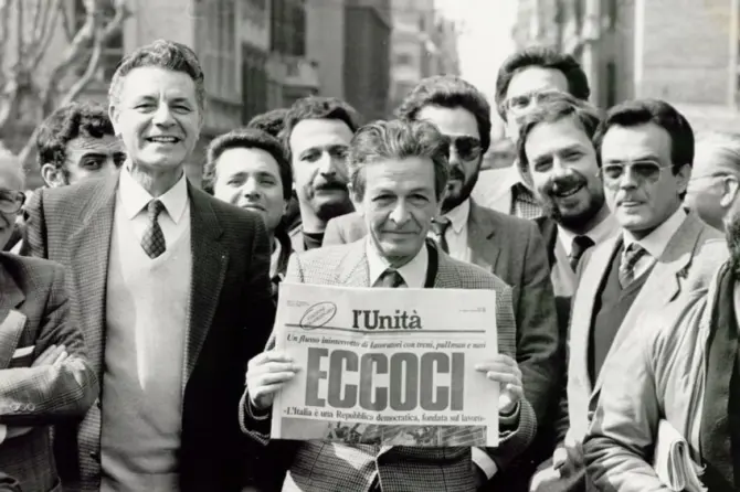 Storia del titolo “Eccoci” de L’Unità del 24 febbraio 1984 contro il taglio della “scala mobile”