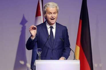 Il vincitore delle elezioni in Olanda Geert Wilders