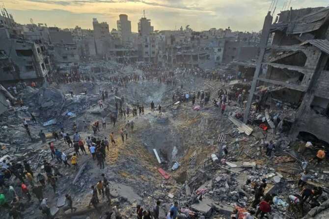 Campo profughi a Gaza