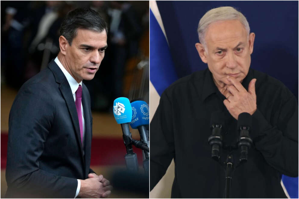 Benjamin Netanyahu e Pedro Sanchez