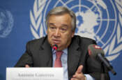 Il segretario generale Onu Antonio Guterres