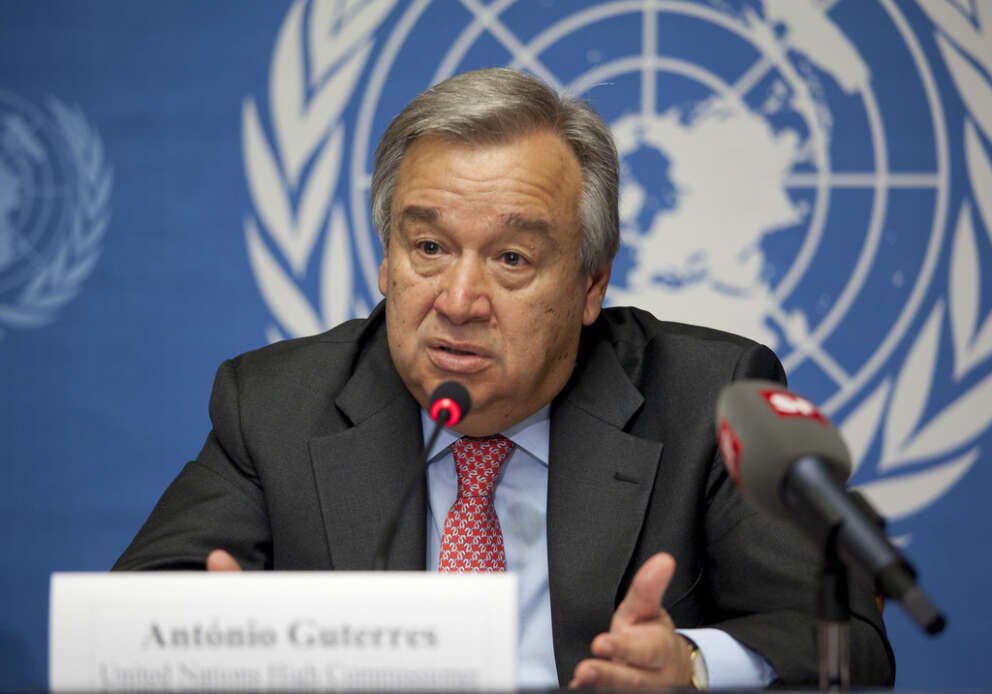 Il segretario generale Onu Antonio Guterres