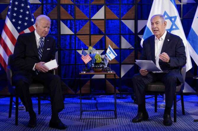 Joe Biden e Benjamin Netanyahu