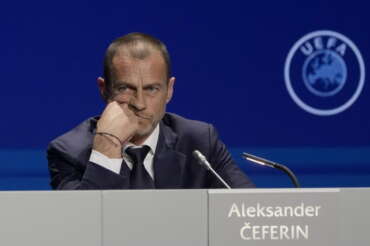 Il presidente della Uefa Aleksander Ceferin