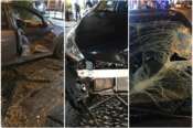 Napoli incidente d’auto al corso umberto