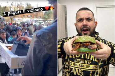 Cicciogamer89 e il caos panini, i “burger” dello youtuber lo costringono alle scuse: file infinite a Roma per i fan