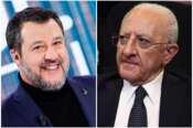 Matteo Salvini e Vincenzo De Luca alleati sul terzo mandato