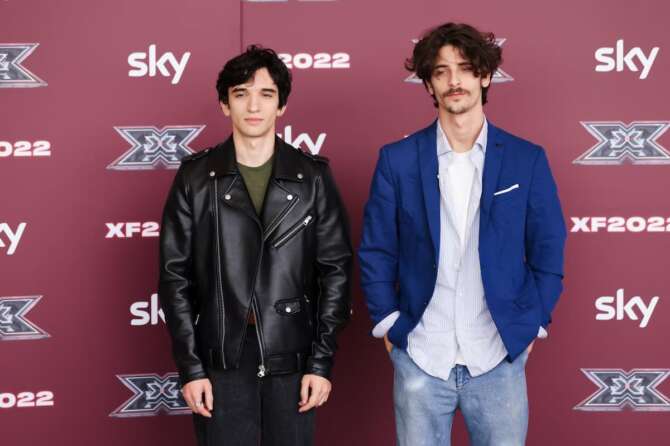 Foto LaPresse 25-10-2022 Milano, Italia – Cronaca – Il photocall di X Factor 2022 – I Live. Nella foto: Santi Francesi October 25, 2022 Milano Italy – News – The X Factor 2022 – I Live photocall. Pictured: Santi Francesi