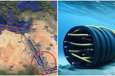Cavi sottomarini per internet nel Mar Rosso