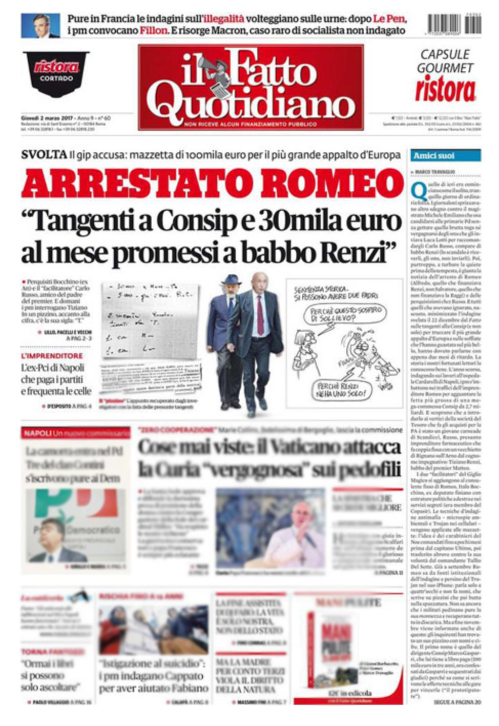 Così i giornali hanno fucilato Alfredo Romeo: cronisti o sicari?