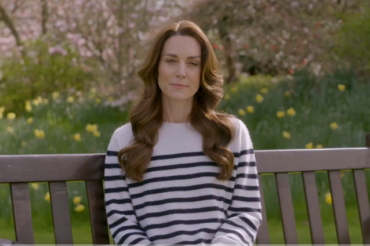Frame del video con cui Kate Middleton ha annunciato di avere un tumore