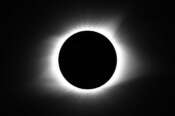FILE – The moon covers the sun during a total solar eclipse Monday, Aug. 21, 2017, in Cerulean, Ky. On April 8, 2024, the sun will pull another disappearing act across parts of Mexico, the United States and Canada, turning day into night for as much as 4 minutes, 28 seconds. (AP Photo/Timothy D. Easley, File)