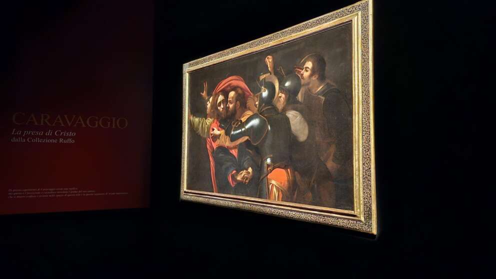 ‘La presa di Cristo’: il capolavoro di Caravaggio a Napoli in mostra alla Fondazione Banco di Napoli