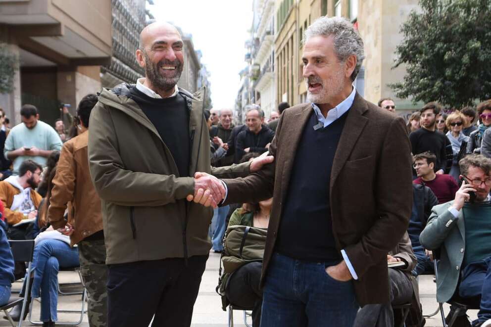Vito Leccese (a sinistra) e Michele Laforgia (a destra)