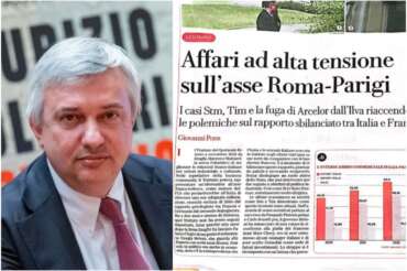 Il direttore di Repubblica Maurizio Molinari e il titolo di Affari&Finanza mandato al macero