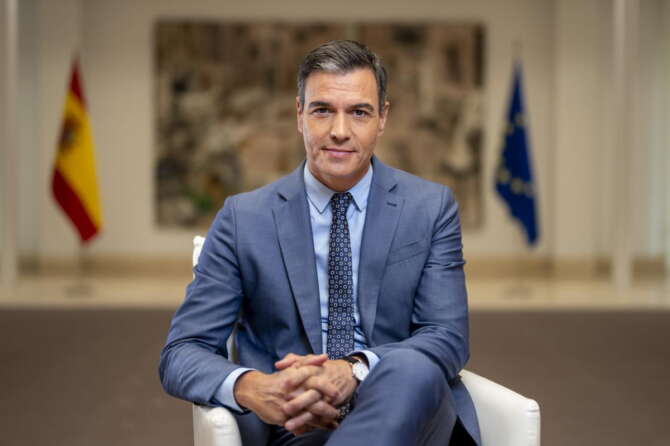 Il primo ministro Pedro Sánchez