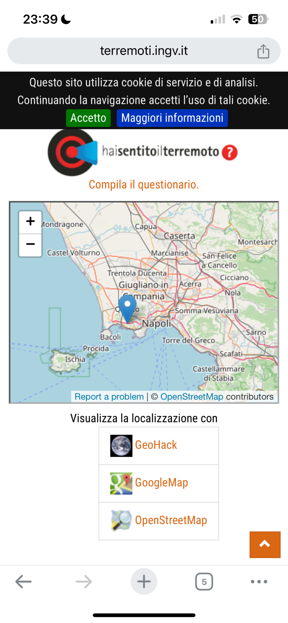 Terremoto ai Campi Flegrei, paura a Napoli e Pozzuoli