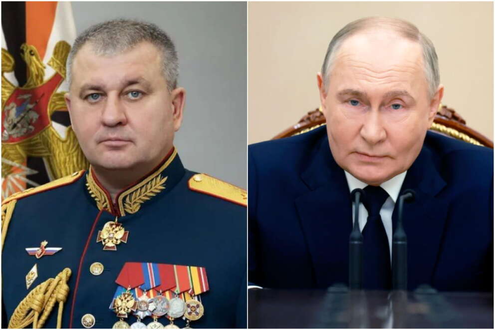 Vadim Shamarin e Vladimir Putin