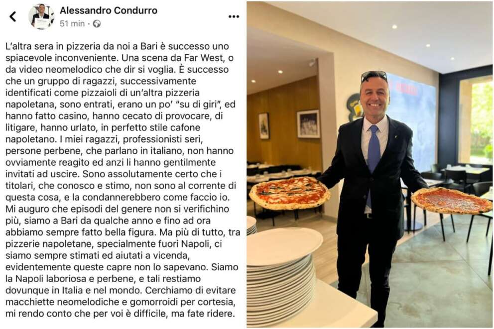 ‘Faida’ tra pizzerie napoletane a Bari. Il ‘raid’ da Condurro (da Michele): “Scene da Far West”