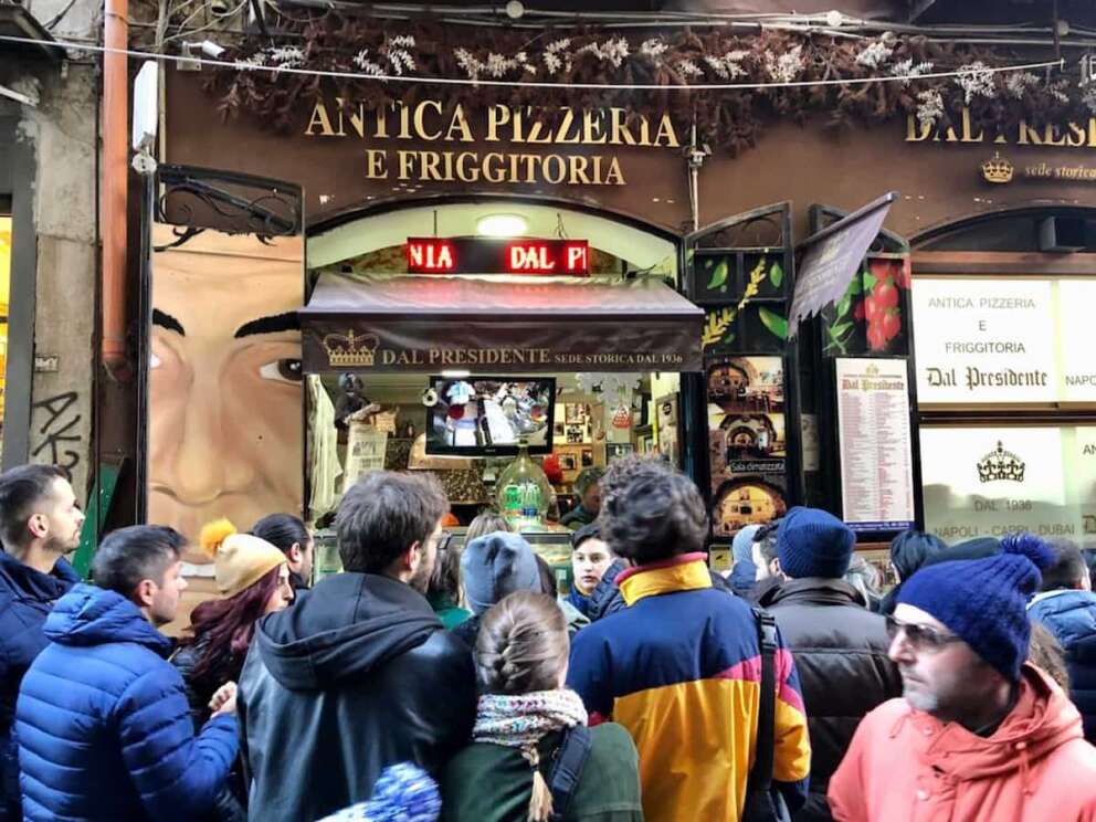 La pizzeria “Dal Presidente” (Foto Facebook)