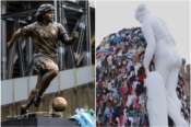 La Venere degli Stracci come la statua di Diego Armando Maradona?