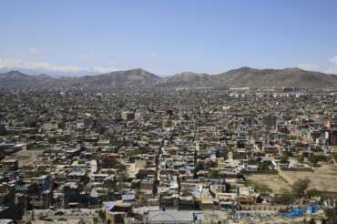 FOTO DI REPERTORIO A general view of Kabul, Afghanistan, on Tuesday, April 23, 2024. (AP Photo/Siddiqullah Alizai) Associated Press/LaPresse