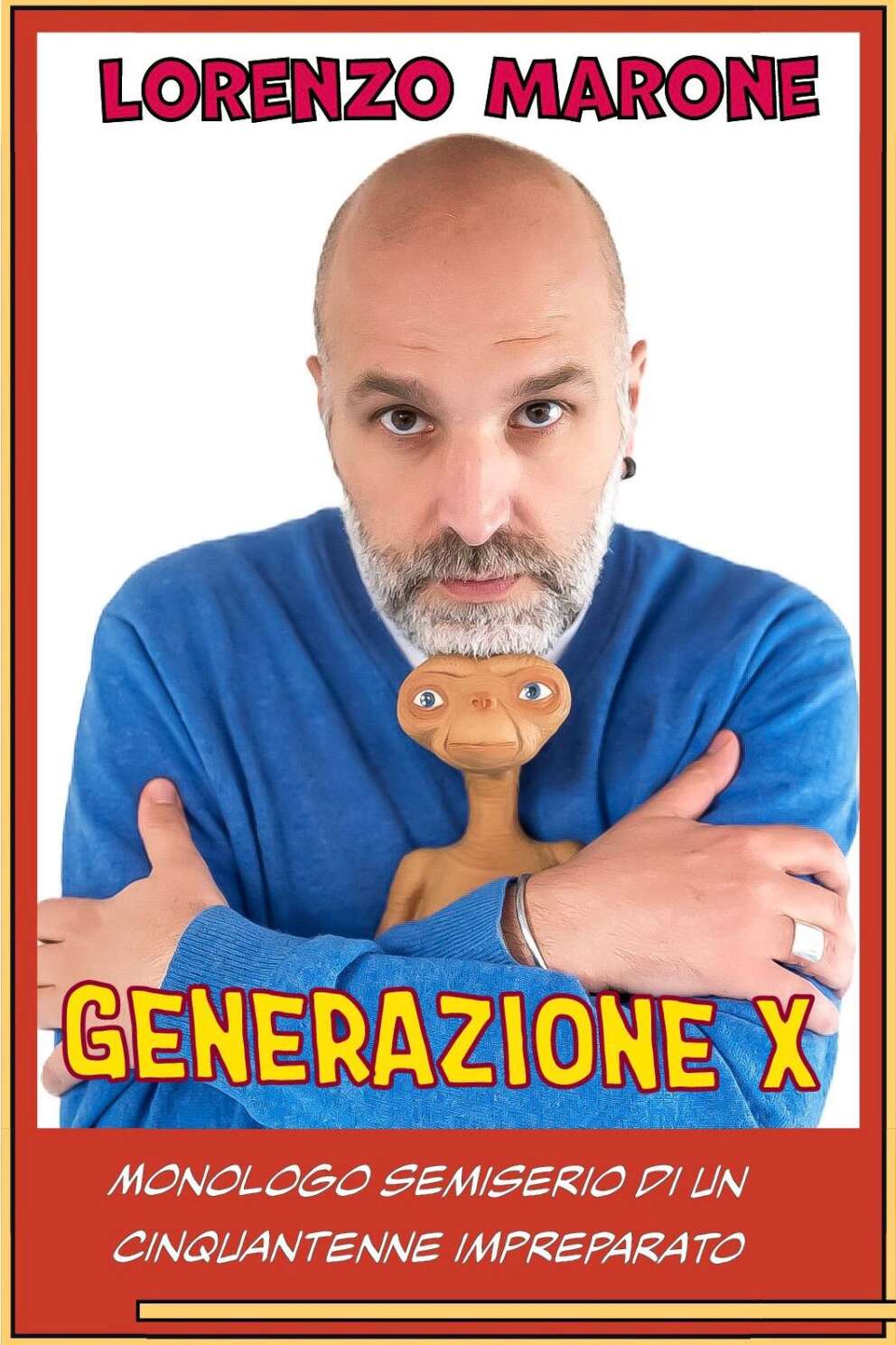 Lorenzo Marone al Teatro Instabile di Napoli con “Generazione X –  Monologo semiserio di un cinquantenne impreparato”