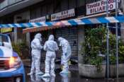 Accoltellamento con un morto in Via Giovanni da cermenate durante una rapina – Milano, Italia – Giovedì, 17 Ottobre 2024 (foto Stefano Porta / LaPresse) Stabbing with one dead in Via Giovanni da Cermenate during a robbery -, 17 October 2024 (photo Stefano Porta / LaPresse)