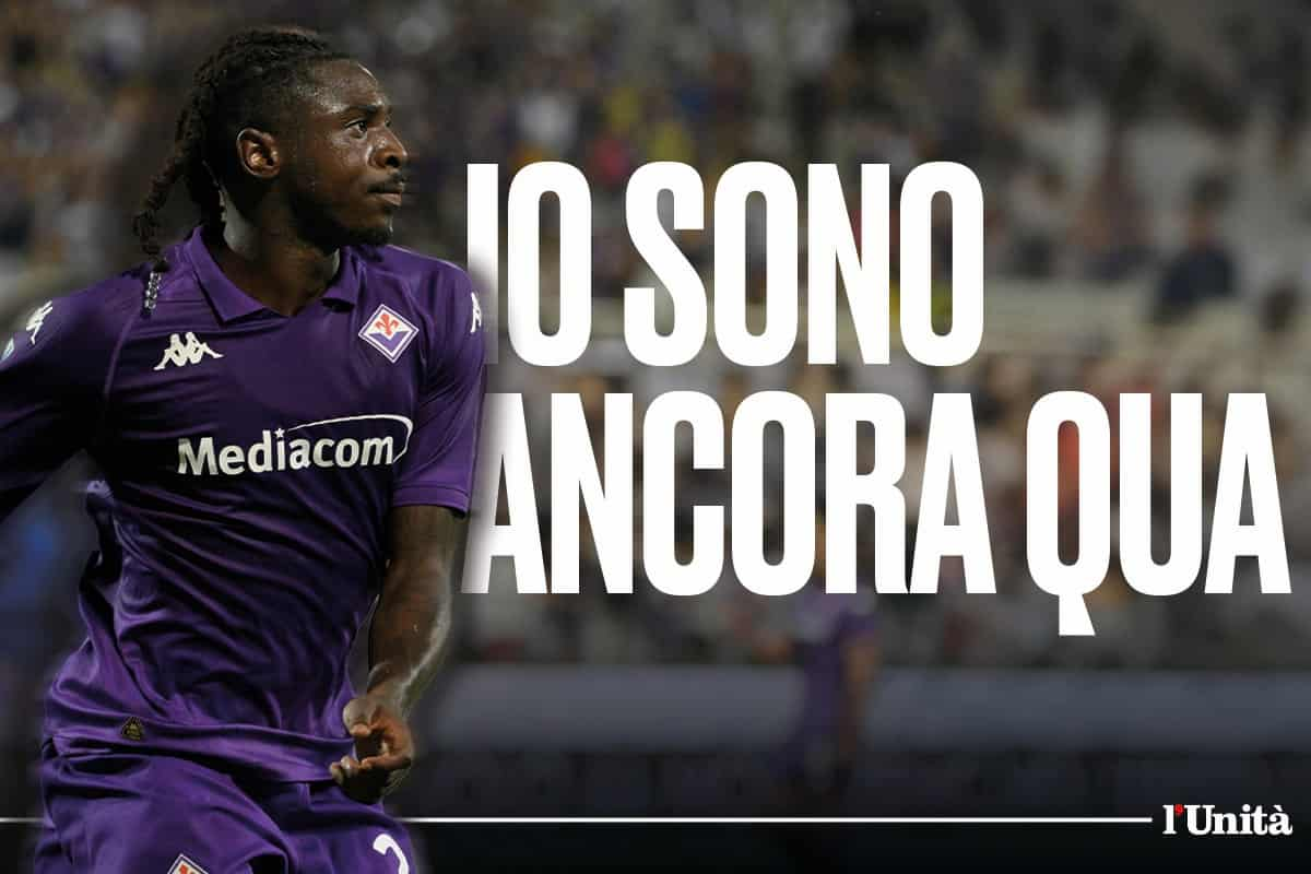 L'attaccante della Fiorentina e della Nazionale Moise Kean