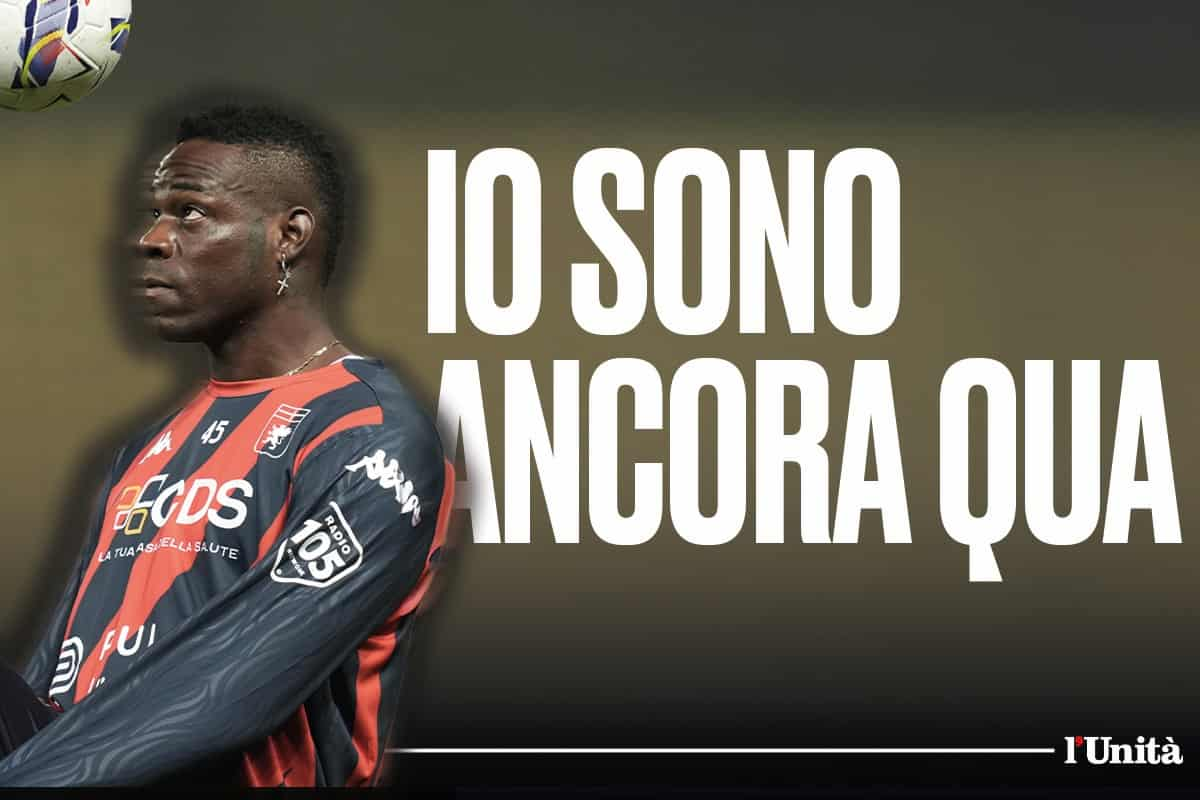 L'attaccante del Genoa Mario Balotelli