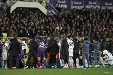 Malore per Bove, il centrocampista Viola si accascia in campo: Fiorentina-Inter rinviata, calciatori in lacrime negli spogliatoi