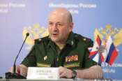 FILE – Maj. Gen. Igor Kirillov, the chief of the Russian military’s radiation, chemical and biological protection unit, attends a briefing in Kubinka Patriot park, outside Moscow, Russia, on June 22, 2018. (AP Photo, File)