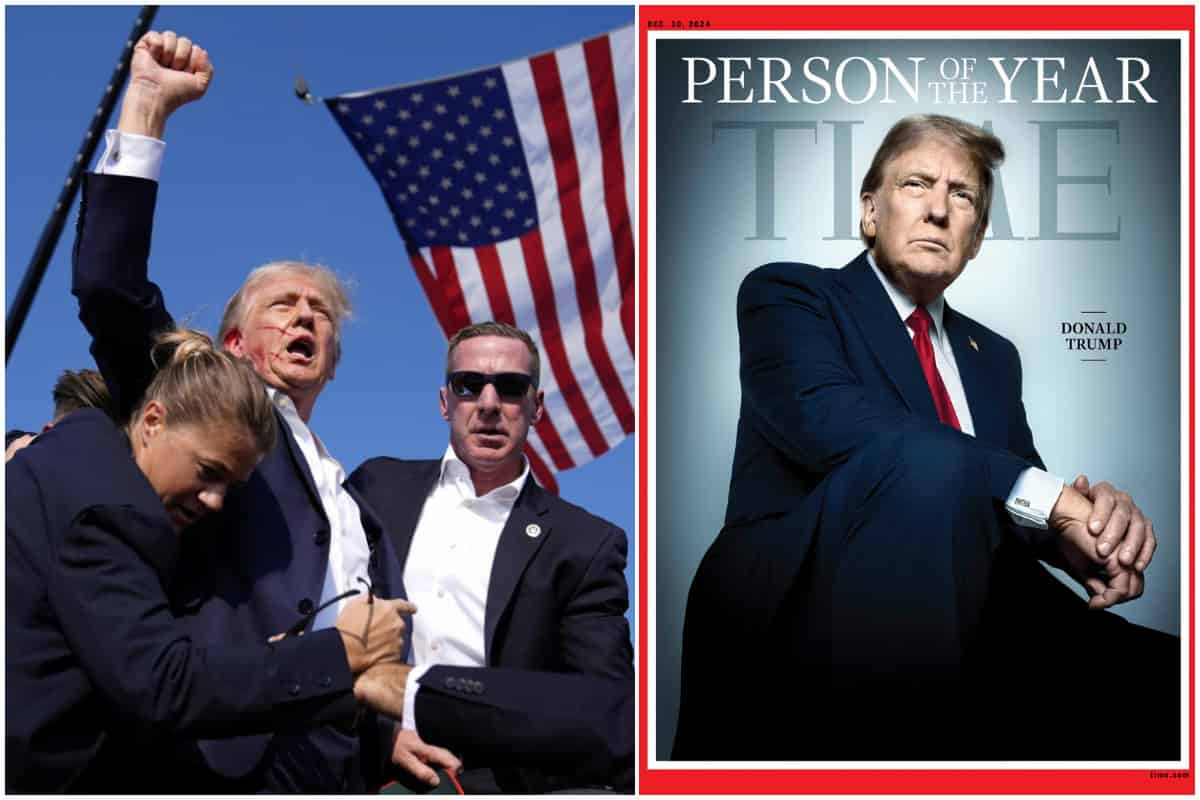 Il Presidente degli Stati Uniti eletto Donald Trump premiato come Person of the Year del 2024 dal Time