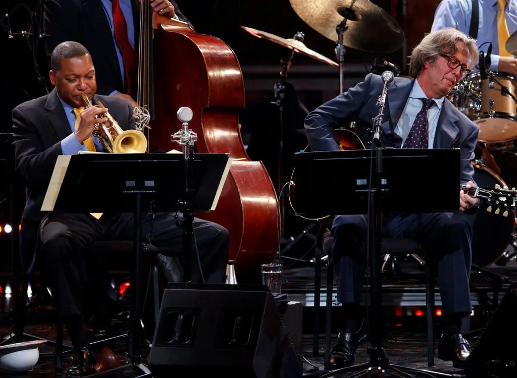 Quando Eric Clapton ha suonato con Wynton Marsalis e il blues ha abbracciato il jazz